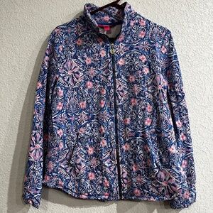 Lilly Pulitzer  Leona Zip Up Jacket Takin it Easy Sz M